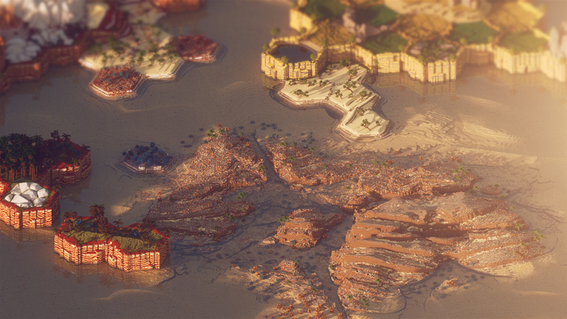 Illustration for article titled Hicieron falta 400 horas para acabar de construir uno de los mapas más hermosos de Minecraft